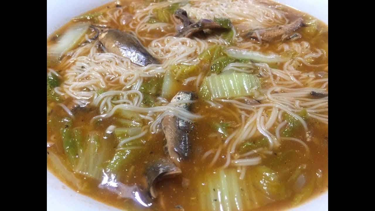 Ginisang Misua sa Sardines