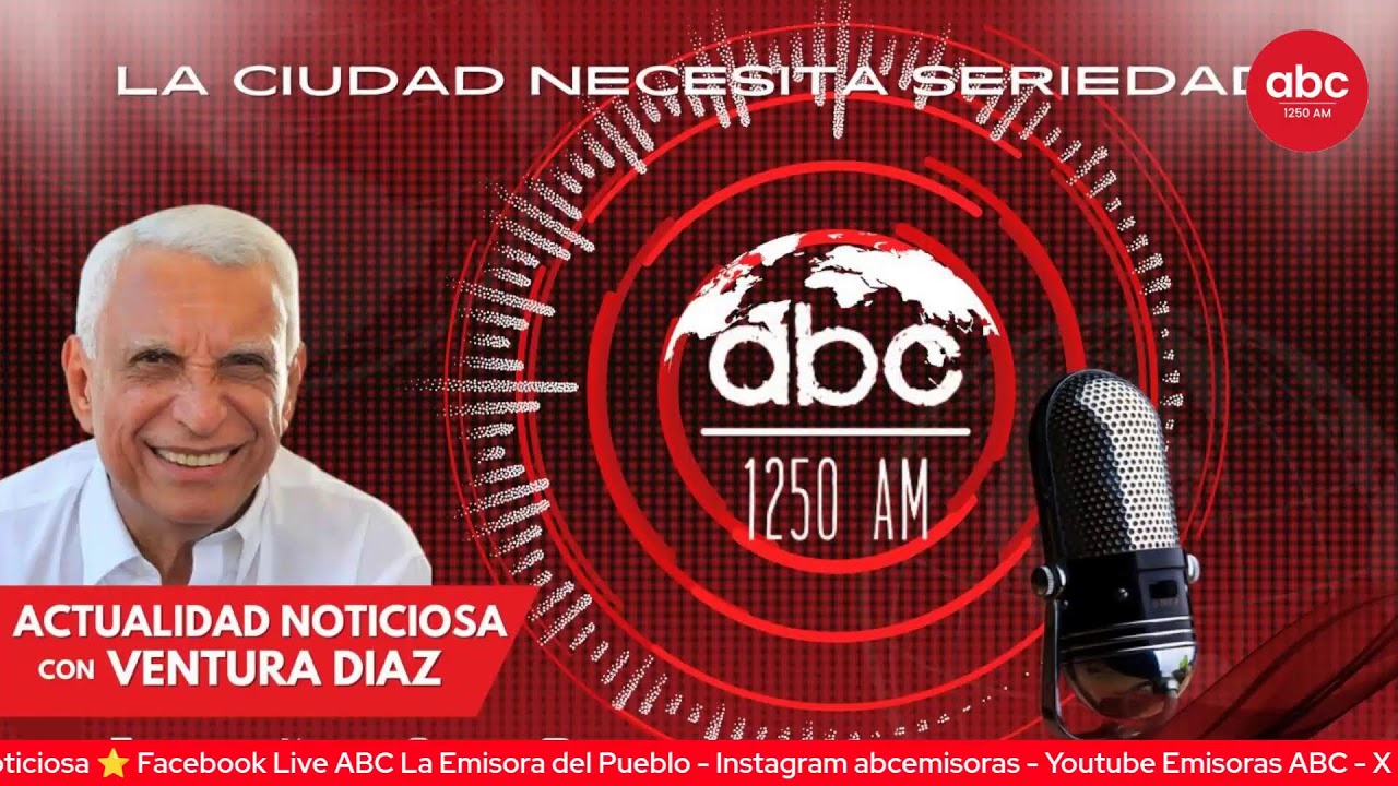VENTURA DÍAZ | SEÑAL EN VIVO DE EMISORAS ABC 1.250 AM | 29 ENE. 2026