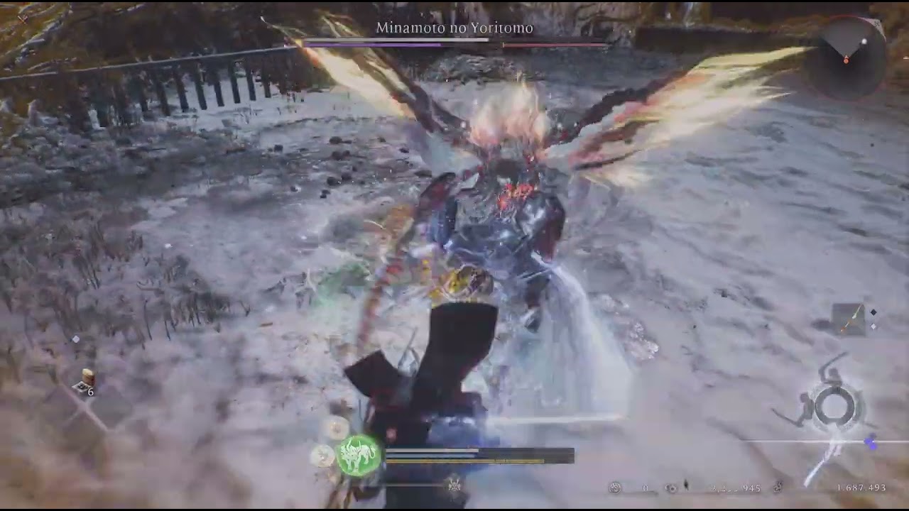 Nioh 3 Minamoto no Yoritomo NG+ a different four (4) weapons