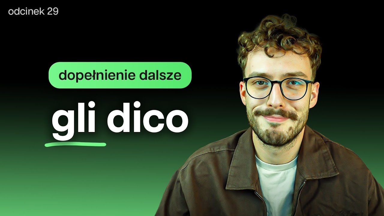 JEJ, MU, ... — Zaimki dopełnienie DALSZEGO || Włoski od zera #29