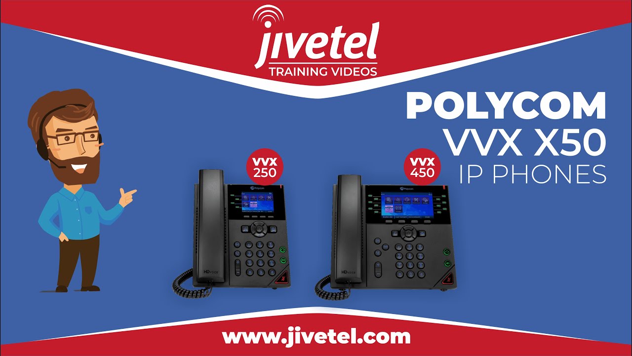 Jivetel Training Video - How to use your Polycom VVX 250, 450 and other VVX x50 phones.