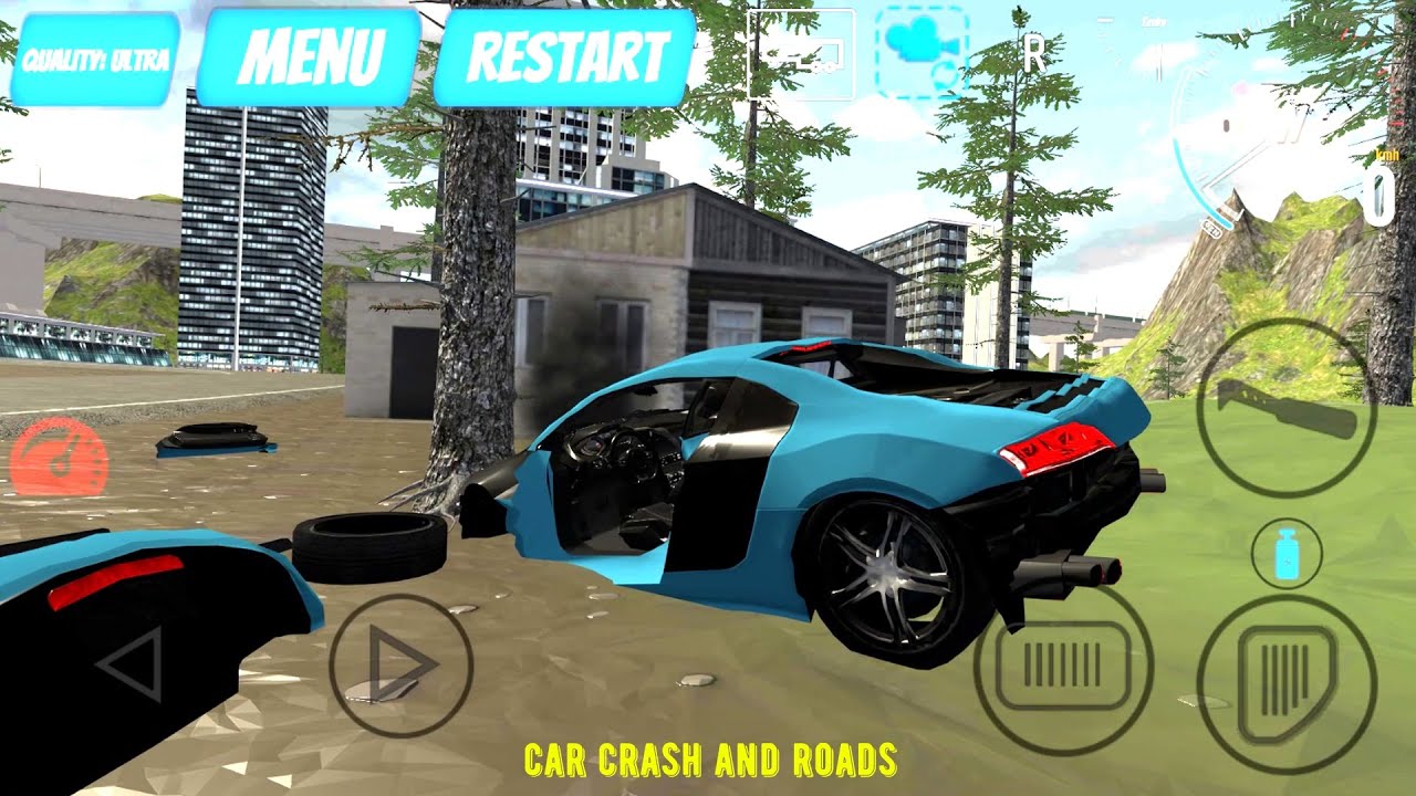 Car Crash And Roads