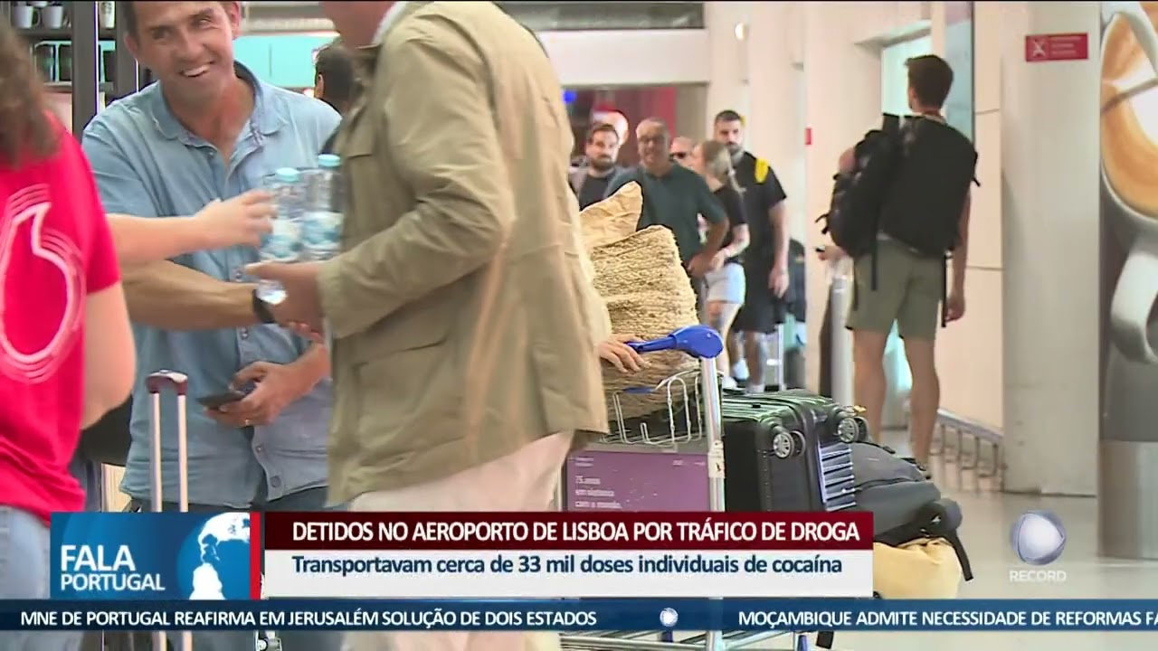 Detidos no Aeroporto de Lisboa por tráfico de droga
