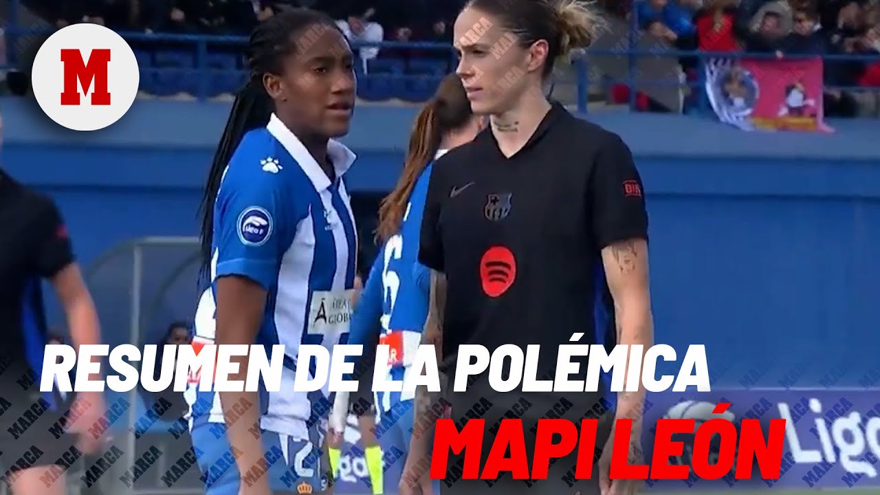 El tocamiento de Mapi Le&oacute;n a Daniela Caracas en el derbi catal&aacute;n&nbsp;I MARCA
