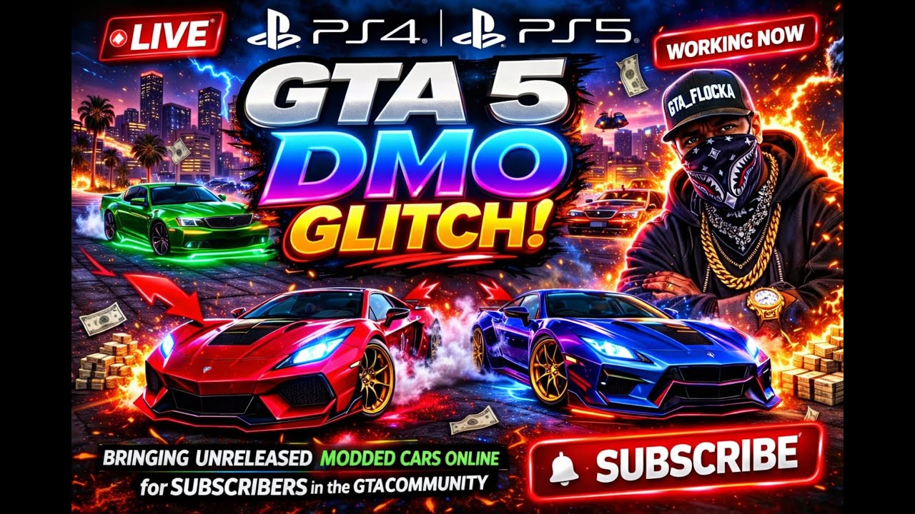 🔴LIVE DMO Glitch! Creating & Bringing Modded Cars Online 4  Subscribers & The Community (PS4/PS5)