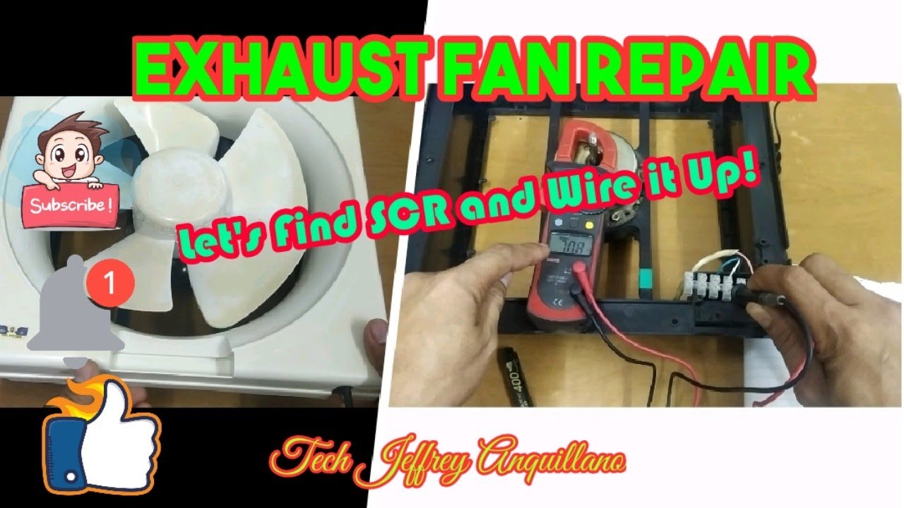 HOW TO WIRE 3 LEADS OF EXHAUST FAN MOTOR / PAANO IWIRING AND 3 WIRE NG EXHAUST FAN MOTOR