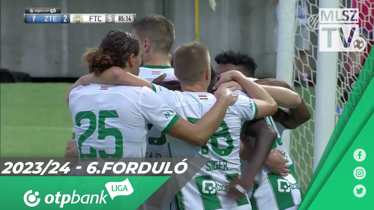 Traore Adama második gólja a ZTE FC – Ferencvárosi TC mérkőzésen