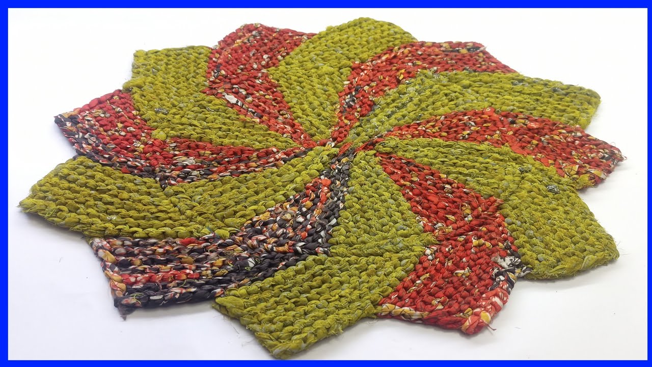 28 fande se banaye bahot hi sunder sa door mat, Paydan banane ka tarika, doormat making at home, diy