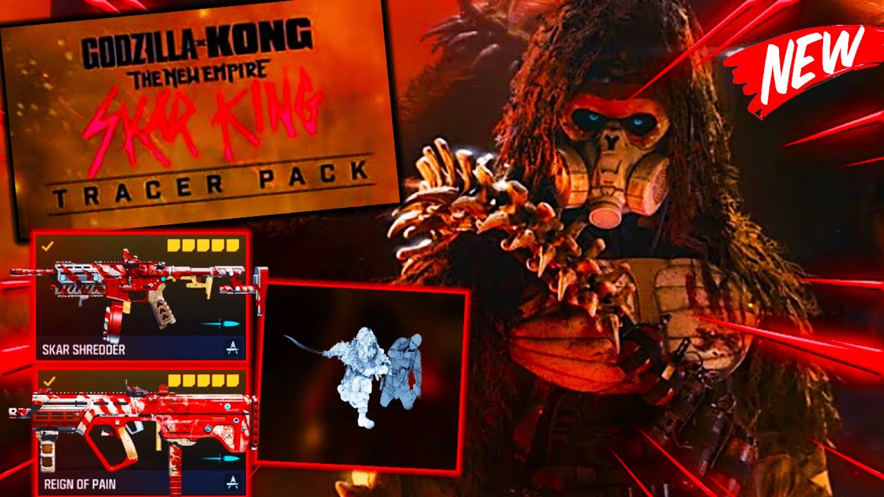 Tracer Pack: GODZILLA x KONG: The New Empire - SKAR KING Bundle