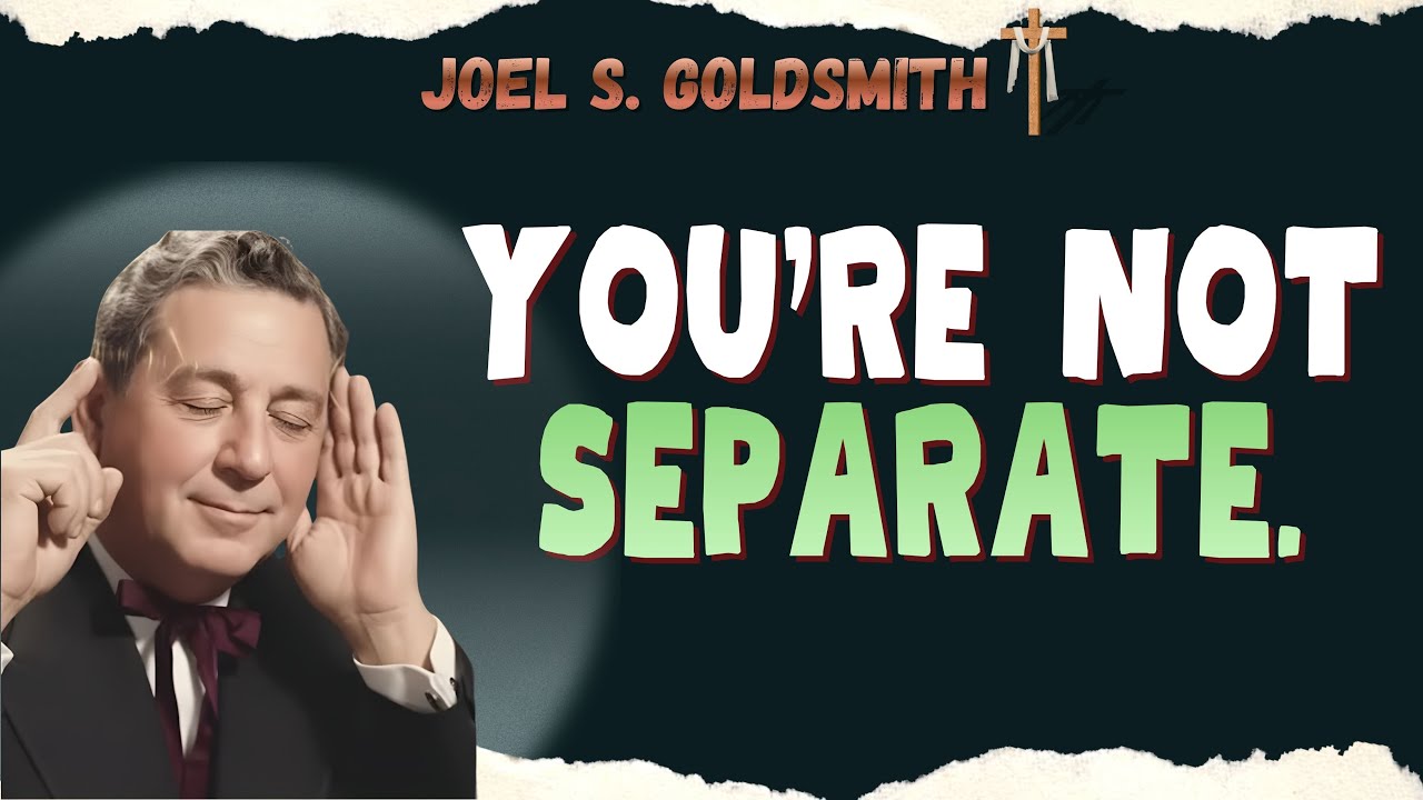 STOP SEEKING—GOD IS WITHIN YOU | The I AM Secret (Joel S. Goldsmith)