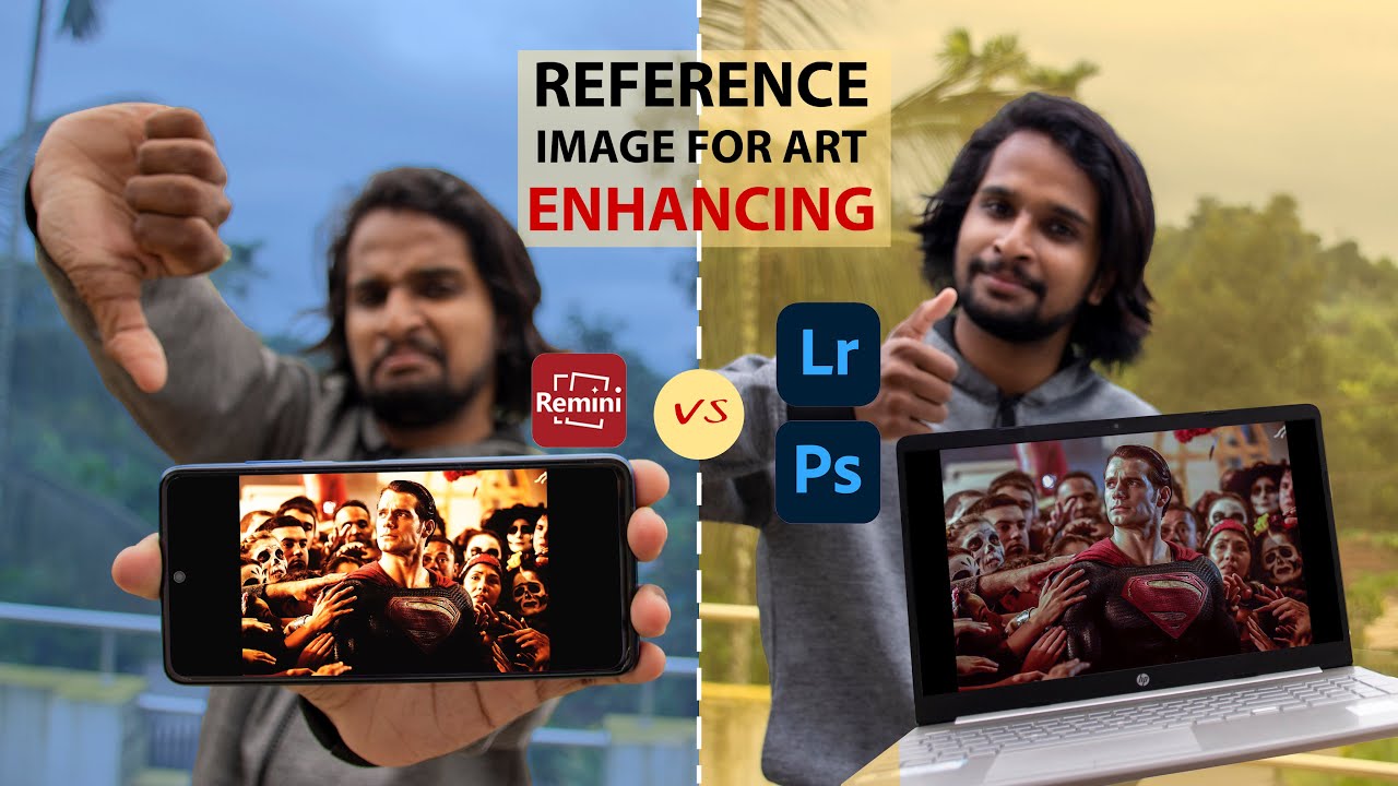 EDITING bad quality REFERENCE PHOTOS for drawing HYPER-REALISTIC artworks | REMINI vs EDITING TOOLS