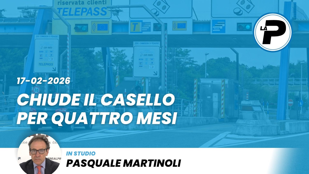 TGPrealpina 17/02/2026 | Chiude il casello per quattro mesi