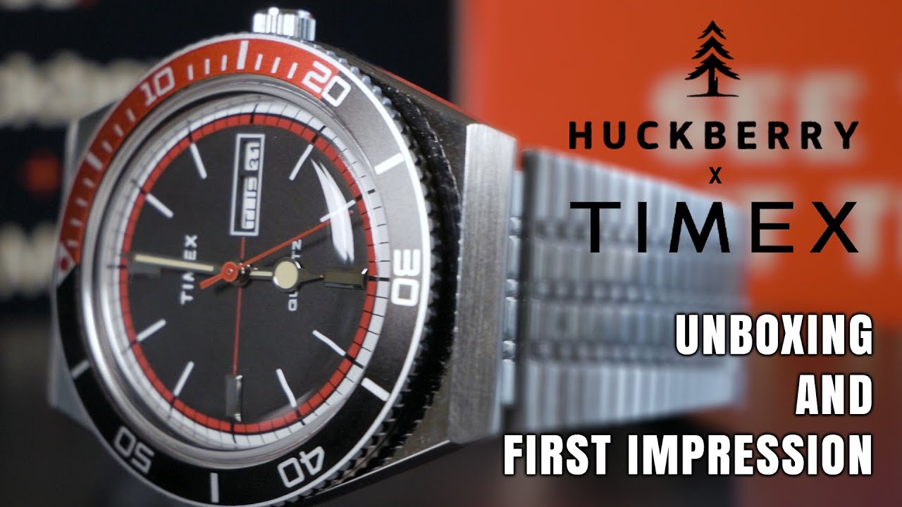 Huckberry x Timex Cola Sports Watch Unboxing & First Impressions (Timex Q Reissue Coke)