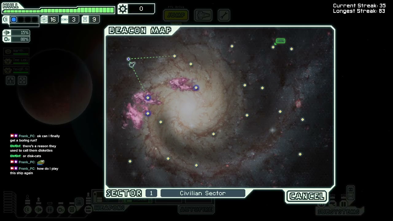 Hard No Pause Random - 10th Cycle Streak - 36. Lanius A
