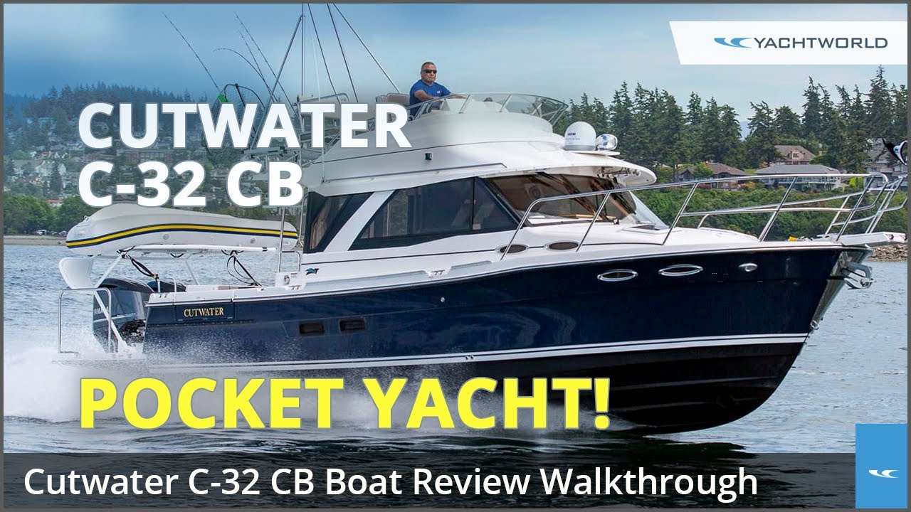 Cutwater C-32 COMMAND BRIDGE Boat Review Walkthrough