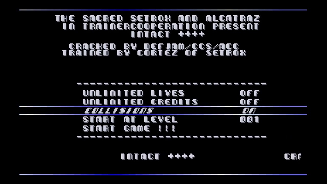 Amiga Cracktro Intact 4 by Setrox (1990)