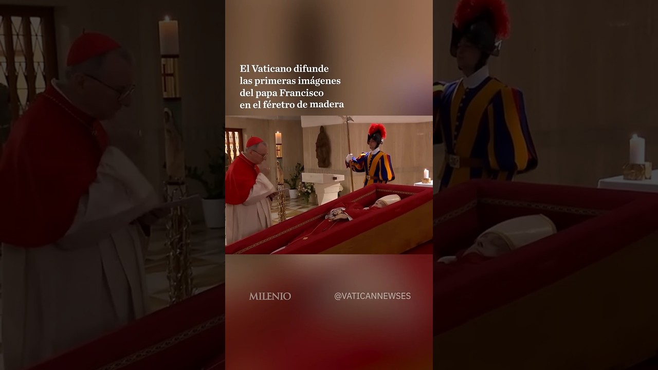 PRIMERAS IM&Aacute;GENES del papa Francisco en el f&eacute;retro desde el Vaticano