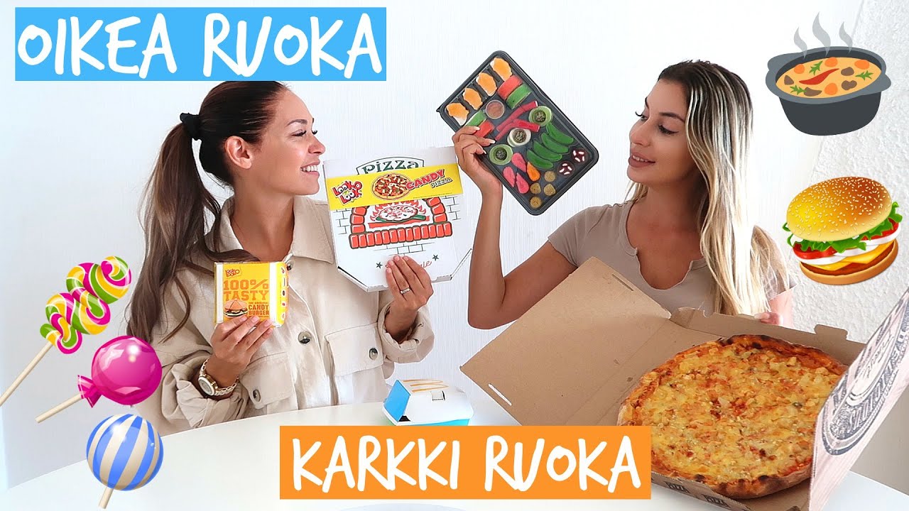OIKEA RUOKA VS KARKKI RUOKA - HAASTE