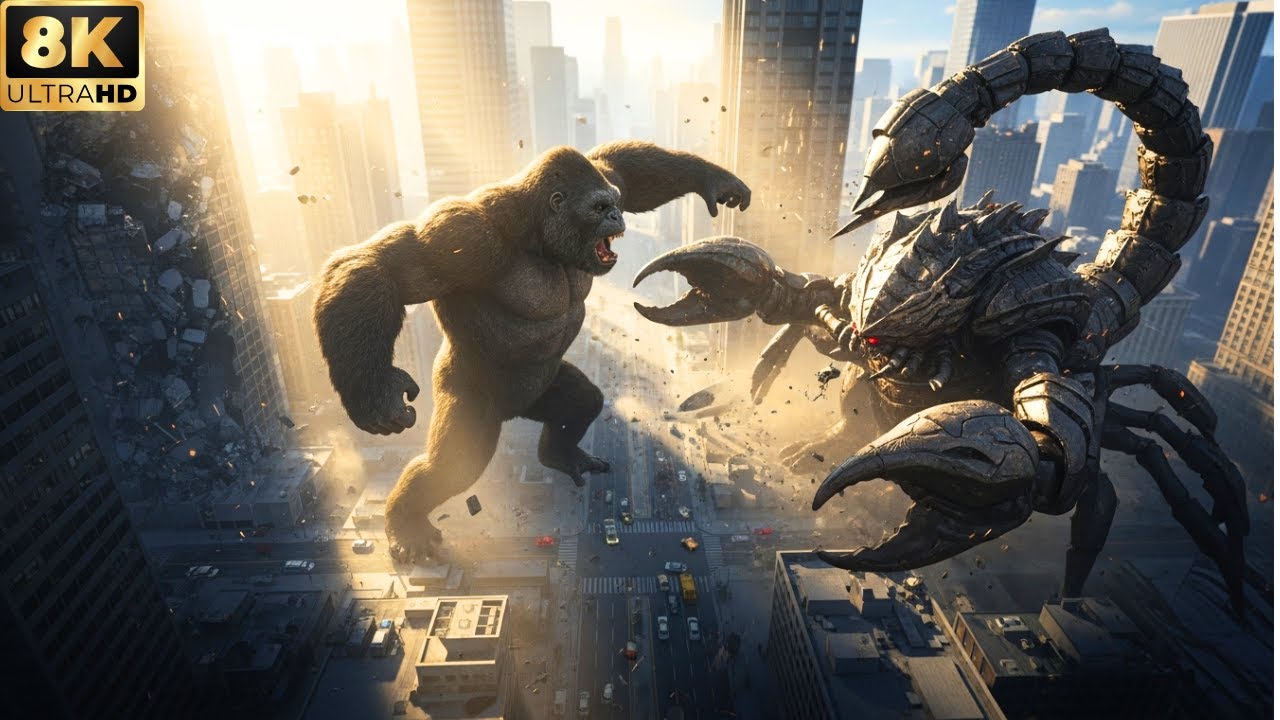 King Kong vs Bio-Hydra – Project X-10 Reborn | Epic 4K AI Cinematic Monster Battle (2025)