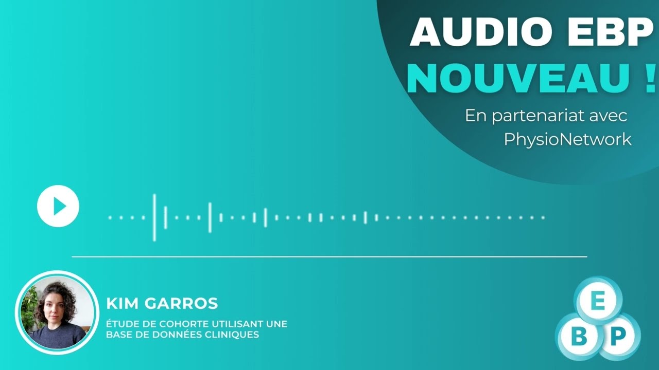Les infiltrations de corticostéroïdes et les déchirures des tendons de la coiffe - Audio EBP 5