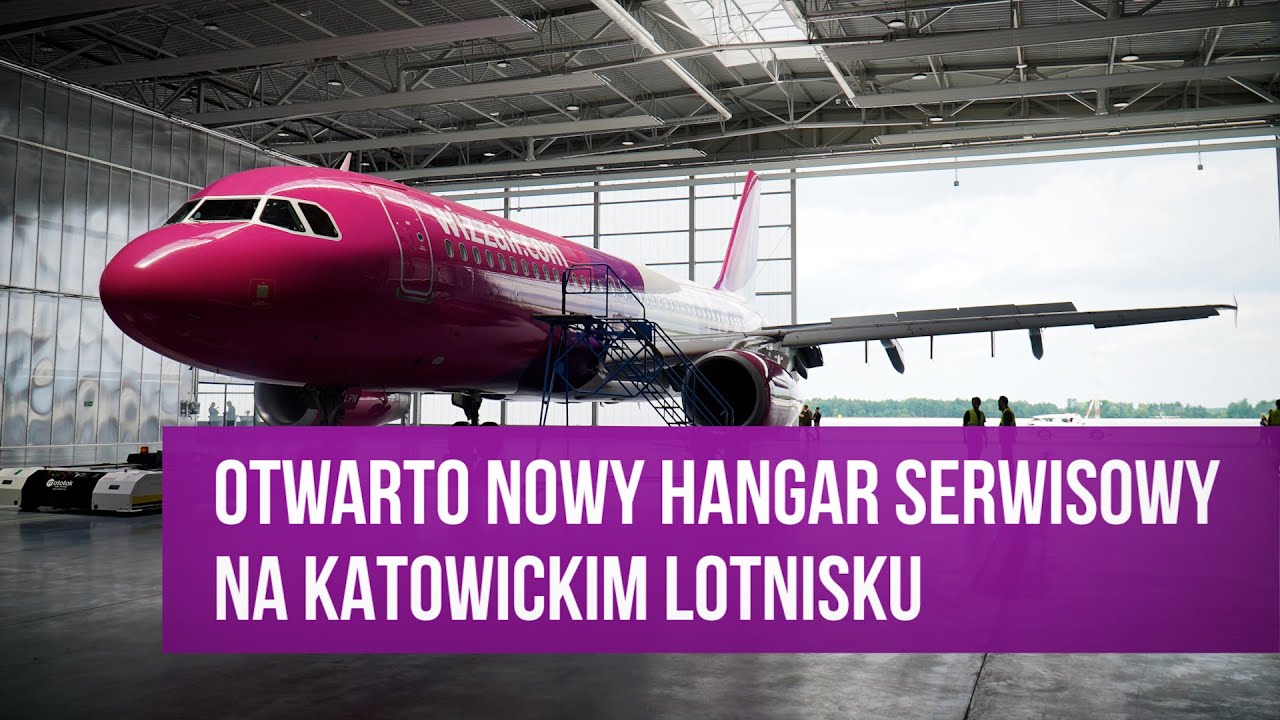 Nowy hangar w Katowice Airport otwarty. Serwisować samoloty będzie tu Wizz Air