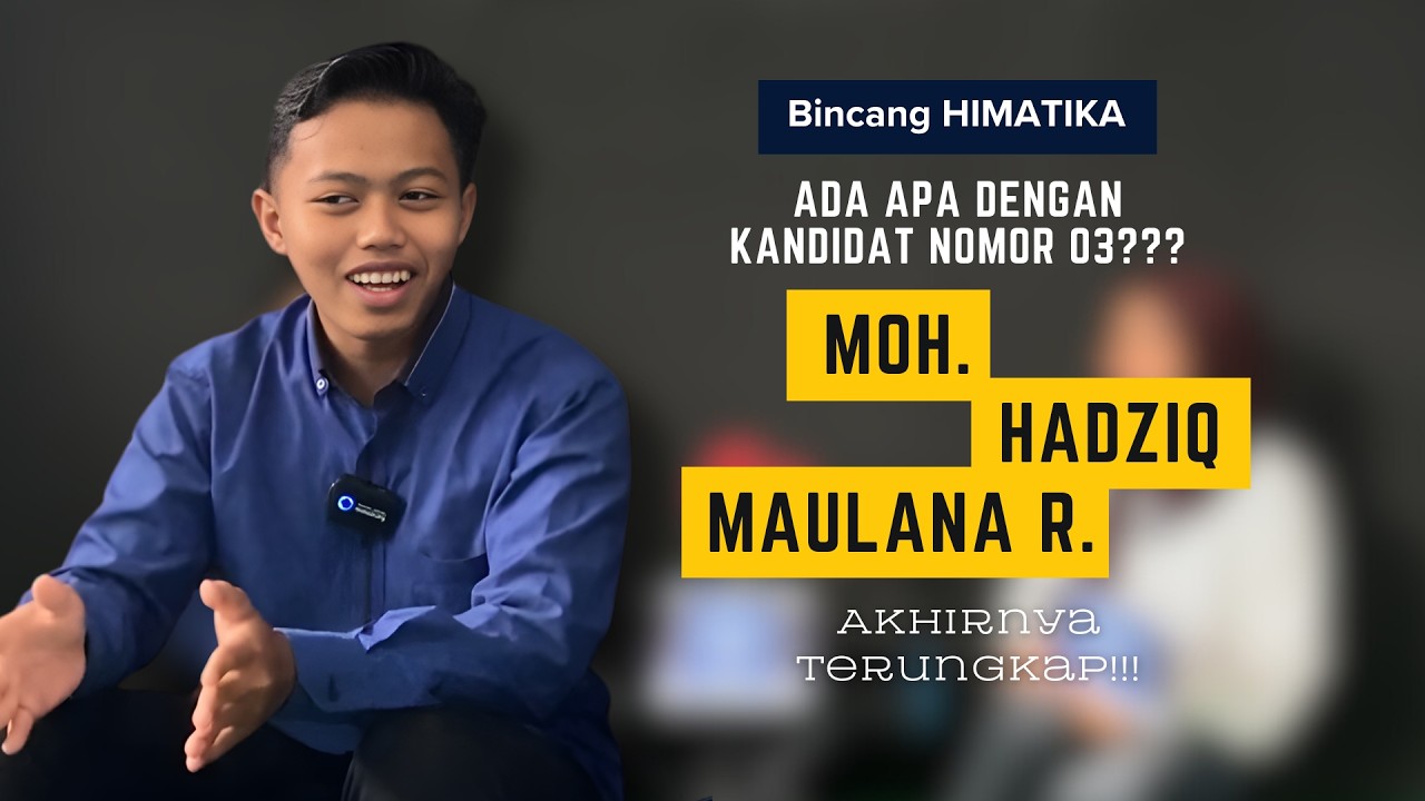 Bukan Menyerah, Tapi Memilih || Podcast Bincang HIMATIKA dengan Calon Ketua HIMATIKA Nomor Urut 03