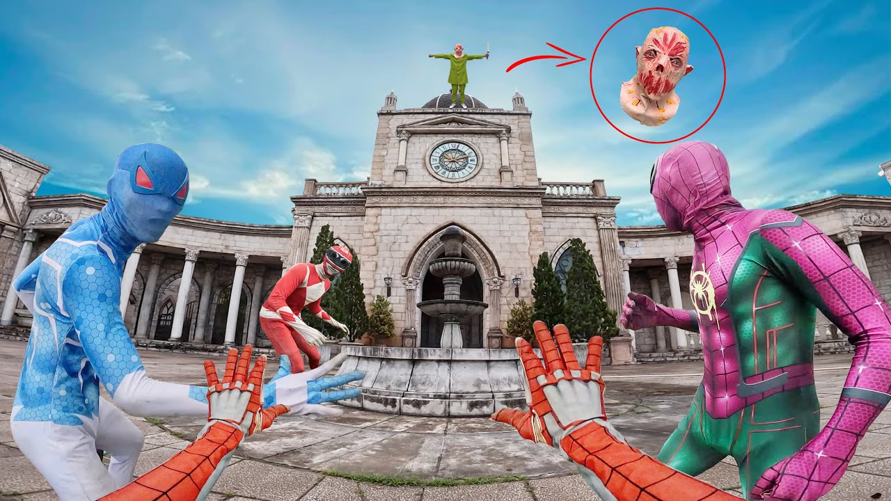 What If Team Spider-Man Escape From Knifer Serbian in Abandoned Castle ( SuperHero Action POV )