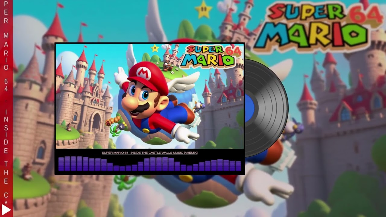 🎵 Super Mario 64 - Inside the Castle Walls Music [ARemix]