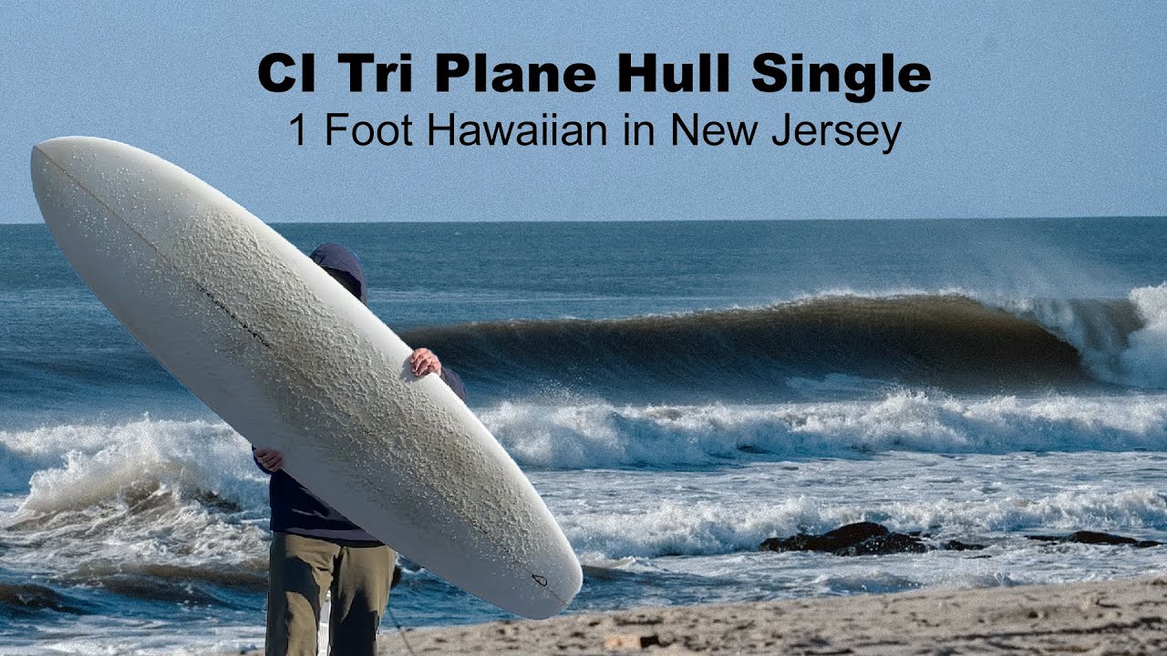 Катаемся на доске для серфинга CI Tri Plane Hull Single Fin в Нью-Джерси