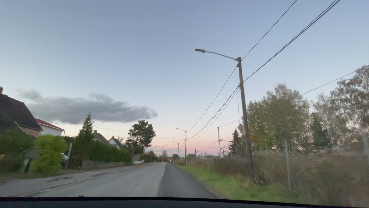 Driving From Strømmen To Skjetten | 4K