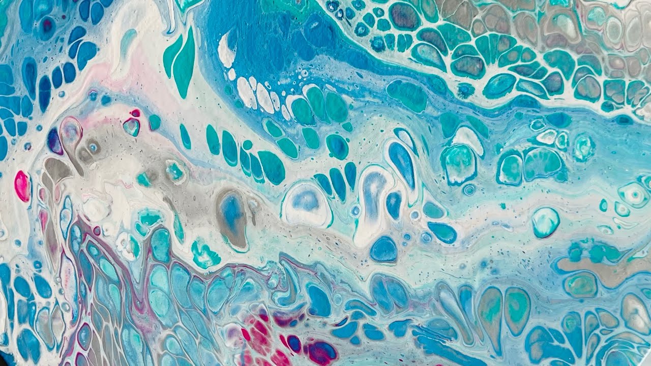 Blindfold with husband - Swipe - Acrylic Fluid Art - WOW