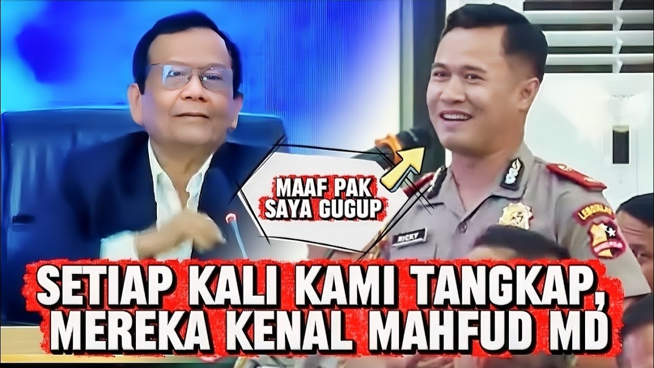 MOMEN MAHFUD MD DIBERONDONG PERTANYAAN OLEH PARA PERWIRA CALON PIMPINAN POLRI, ADA POLWAN