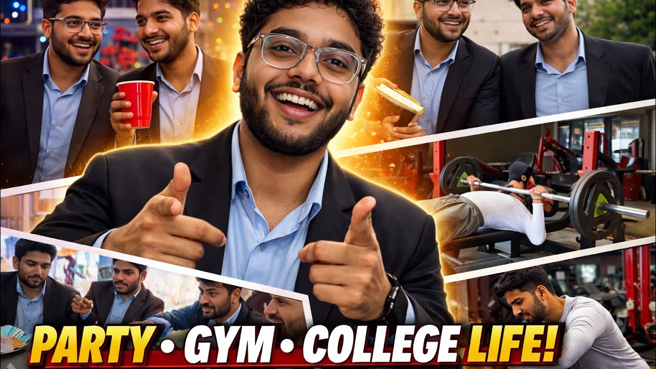 Gym to Party to College | Real Student Life. 