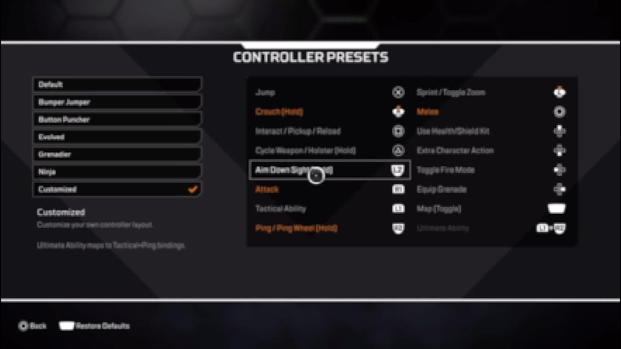 Apex Settings
