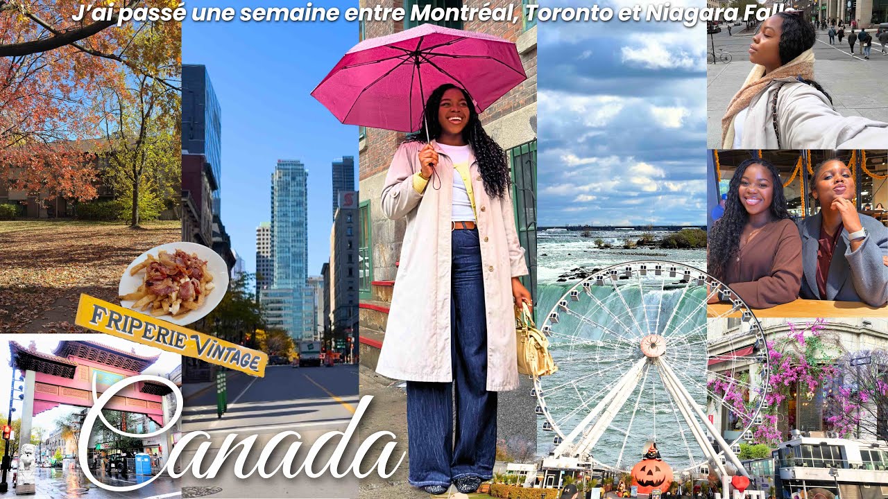 MA SEMAINE DE VACANCES AU CANADA 🇨🇦 🍁 🌃 Montr&eacute;al, Toronto & Niagara Falls (en famille, et en solo) ✨
