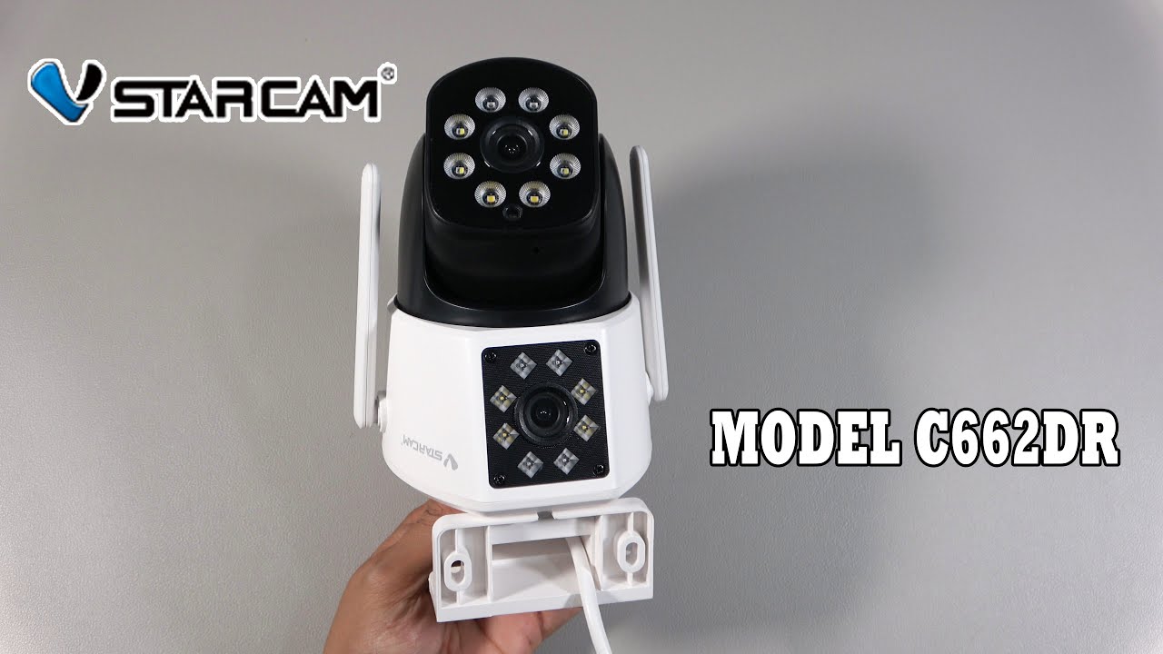 VSTARCAM IP camera C662DR unboxing