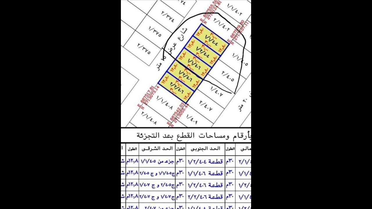 للبيع / اراضي سكنية - الرياض - الشفا حي عكاظ - مخطط الارياف