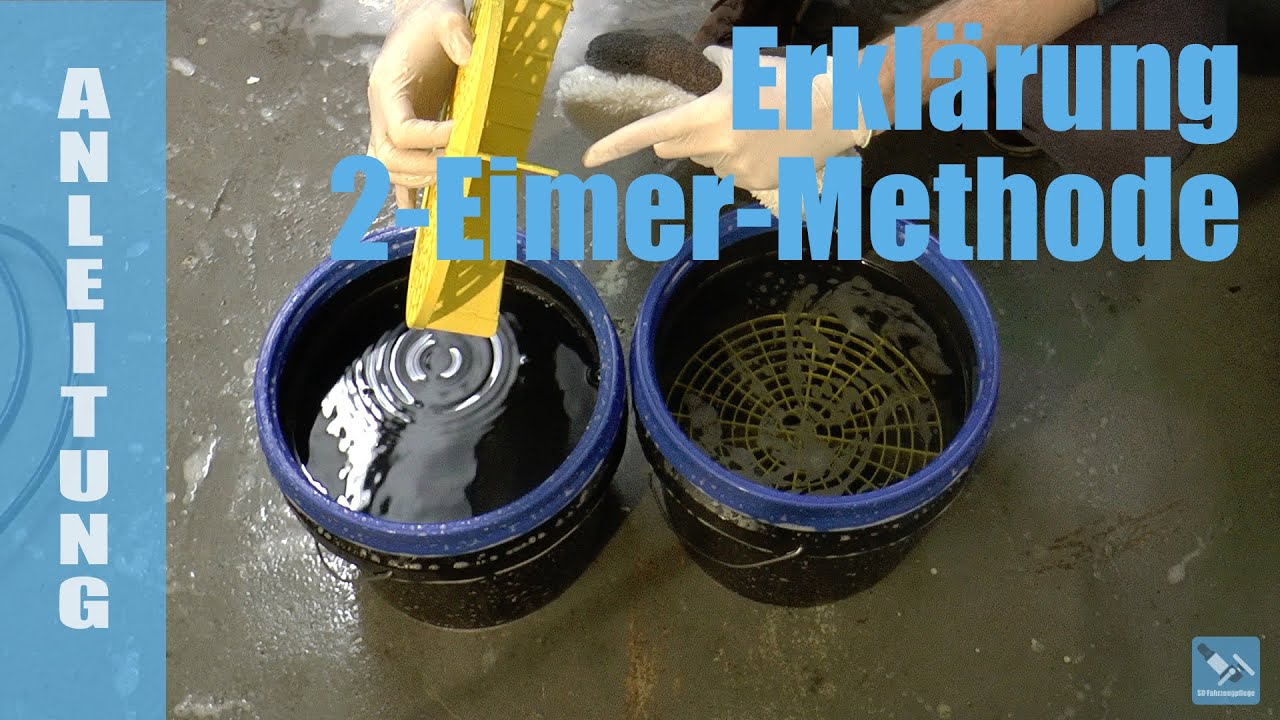 ANLEITUNG: Die 2-Eimer-Methode für die perfekte Handwäsche