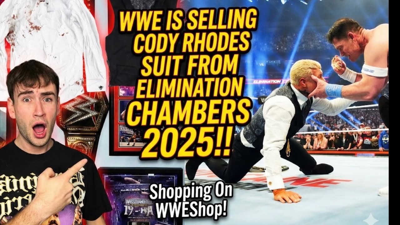 WWE IS SELLING CODY RHODES SUIT FROM ELIMINATION CHAMBERS 2025!! | Shopping On WWEShop!
