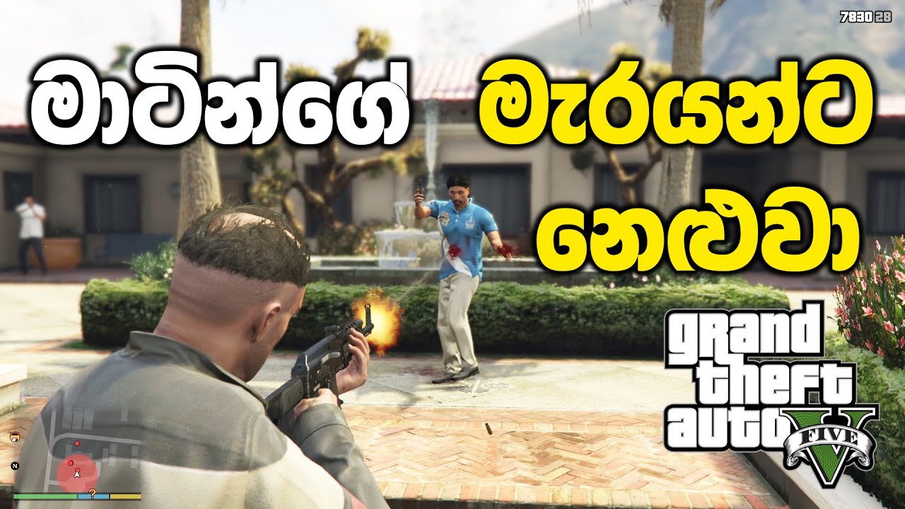 මාටින්ගේ මැරයන්ට නෙළුවා | GTA V Sinhala Gameplay