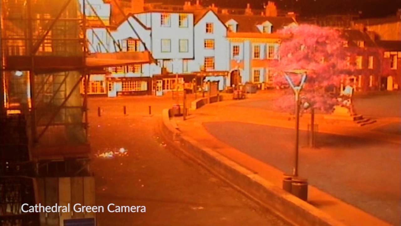 Cathedral Green Fire CCTV