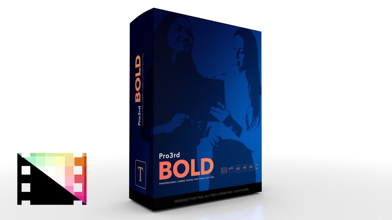 Pro3rd Bold - Professional Lower Thirds for Final Cut Pro - Pixel Film Studios
