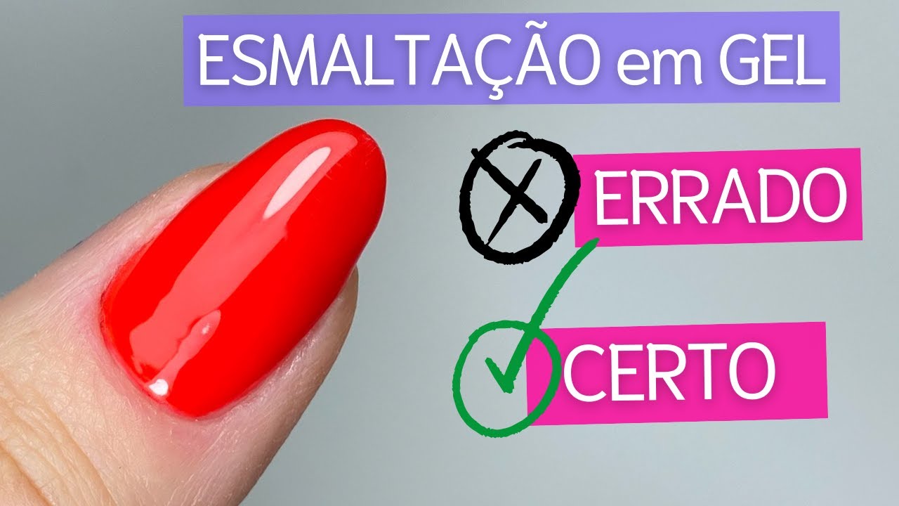 🚫ERROS da ESMALTACÃO EM GEL - Como fazer Esmaltação em Gel na unha Natural | Mundo Nails