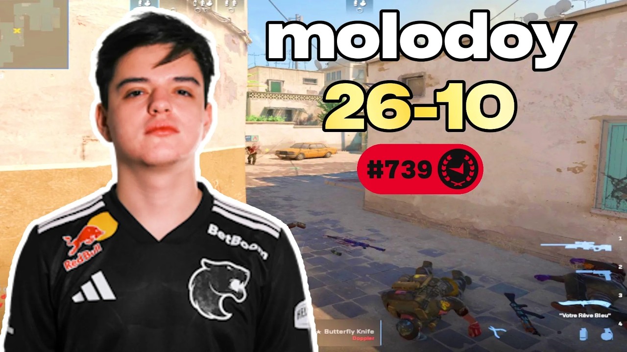 ☢️ MOLODOY 26-10 POV: FACEIT DOMINATION (Dust2) | 3842 ELO