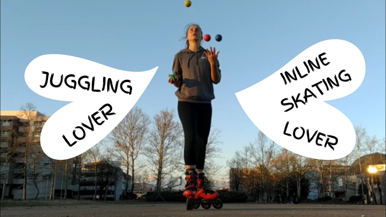 juggling on inline skates