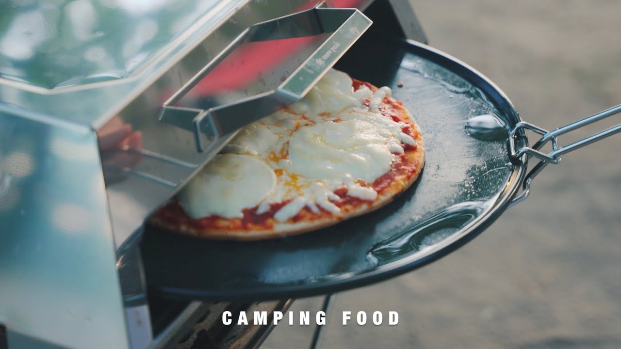 Make pizza with Snow Peak Field Oven | Camping by the river