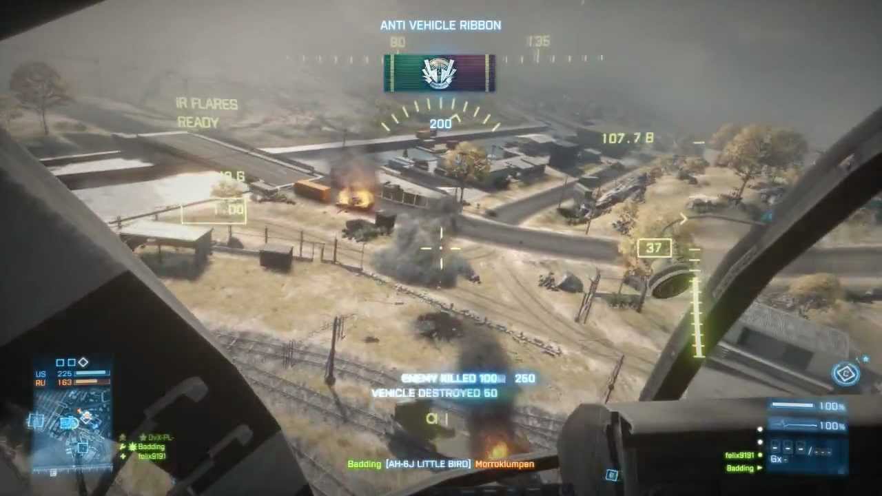 Battlefield 3: Scout helicopter in Noshahr Canals