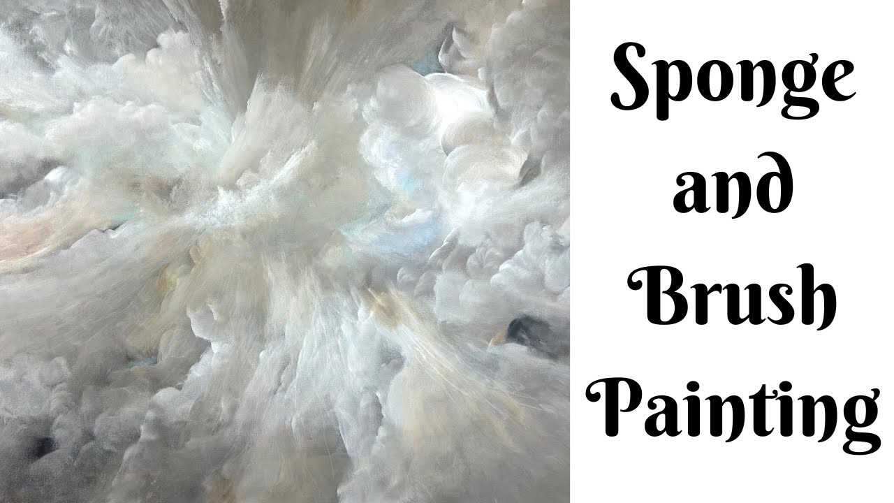 Ethereal Art Created with a Kitchen Sponge #389