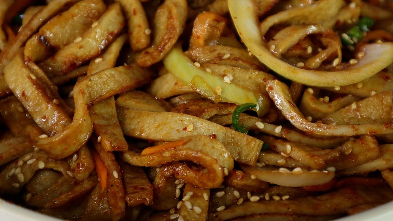 두 번 볶아 주세요! 대박집 꼬들한 매콤어묵볶음 이렇게 만들어 정말 맛있어요~