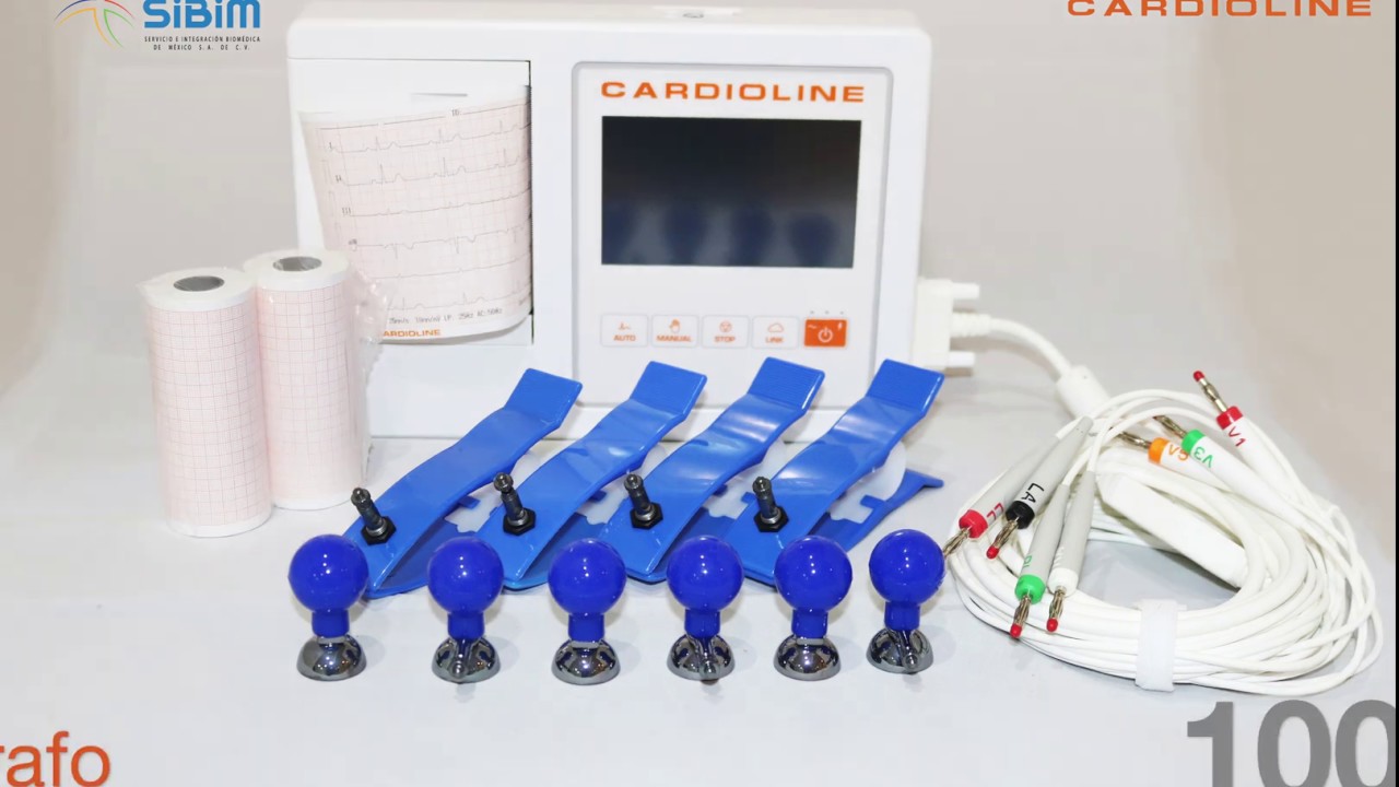 ELECTRÓCARDIÓGRAFO ECG 100L MARCA CARDIOLINE